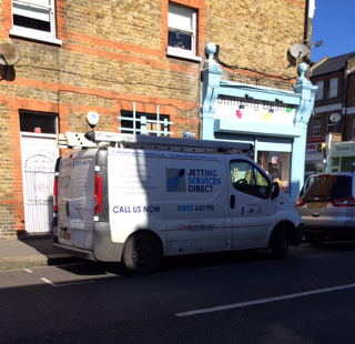 Drain clearance at rear of property in Forest Hill, South London SE23