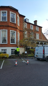 Blocked gutters in Sussex